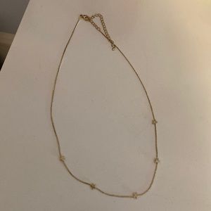 Dainty Gold Star Necklace (19 inches)